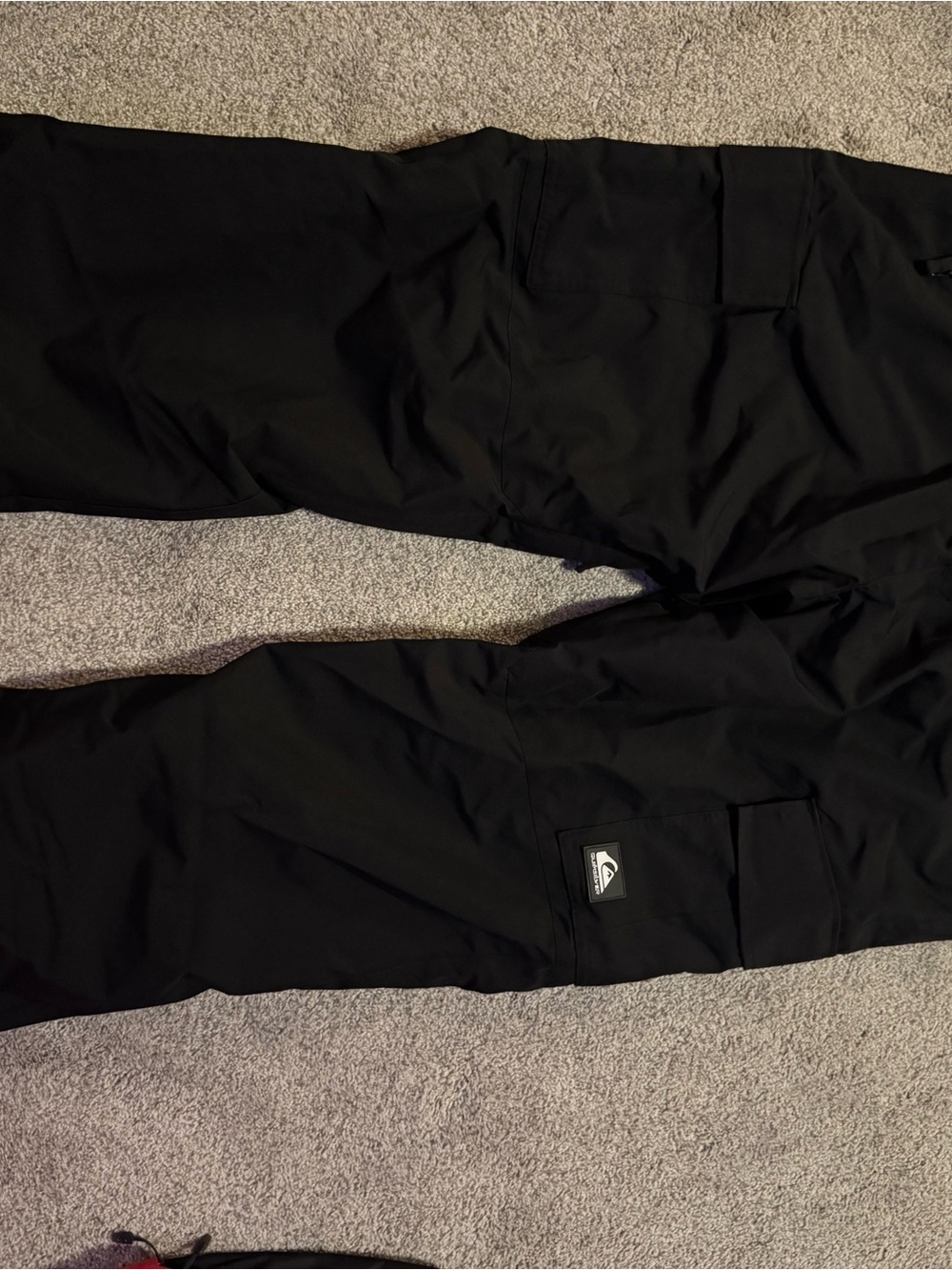 Quiksilver Black Jacket with Logo Patch